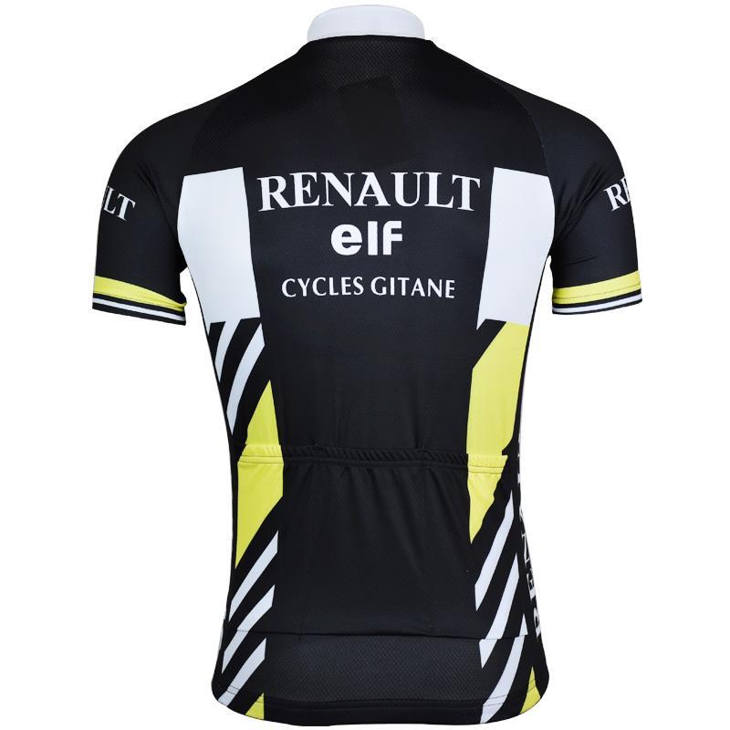 Maillot Classique Retro Renault ELF Noir - Vintage Cycling