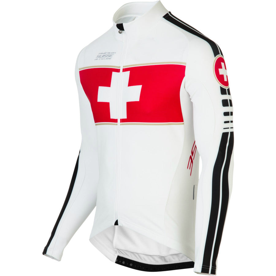 Maillot Long Classique Suisse - Vintage Cycling