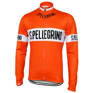 Maillot Classique Retro S.Pellegrino Manches Longues Doublé - Vintage Cycling