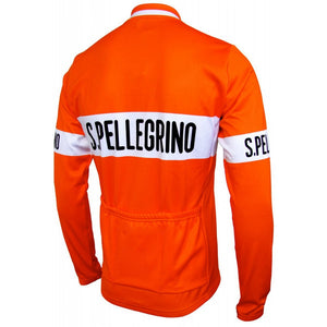 Maillot Classique Retro S.Pellegrino Manches Longues Doublé - Vintage Cycling